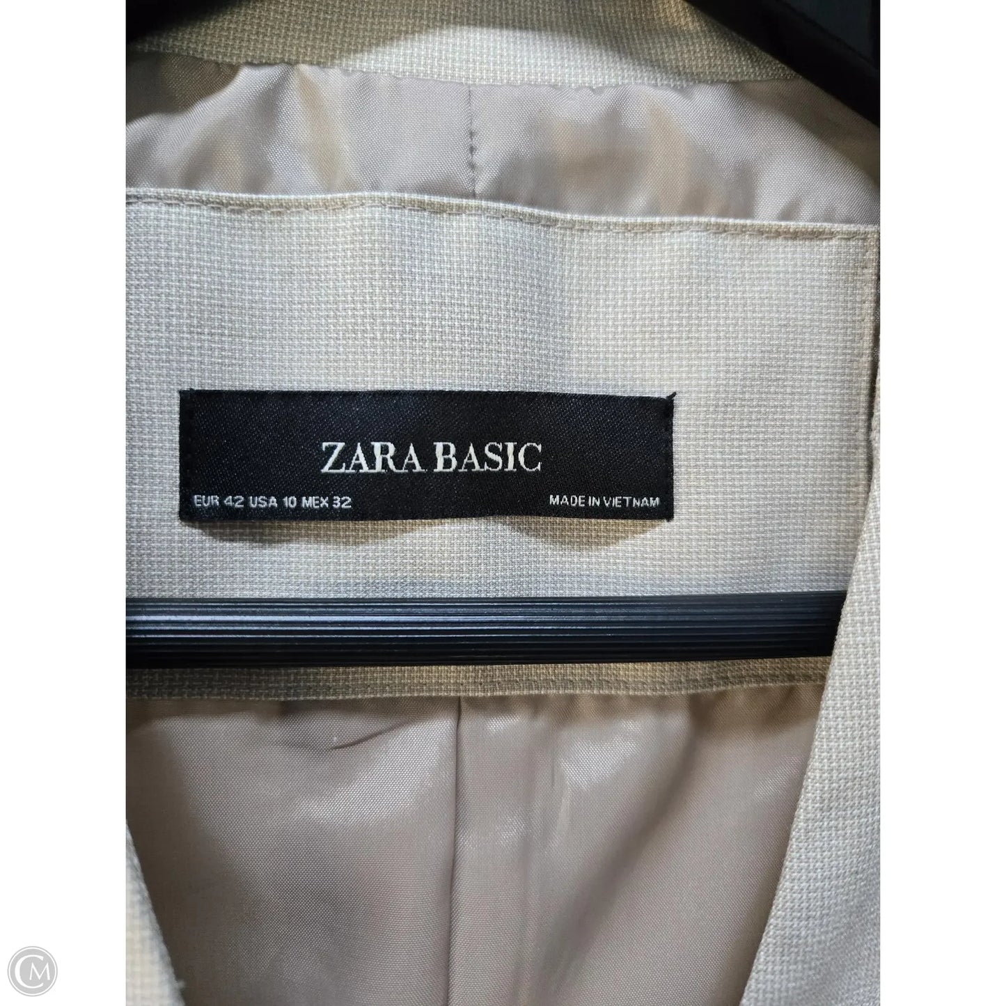 Blazer By Zara Basic In Tan, Size: 10
