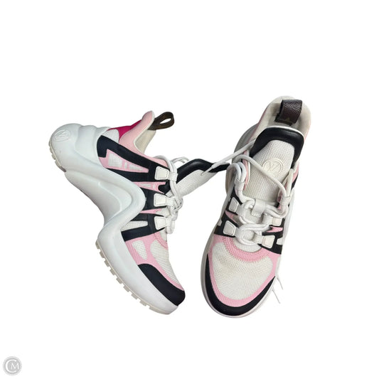 Shoes Luxury Designer By Louis Vuitton In Pink