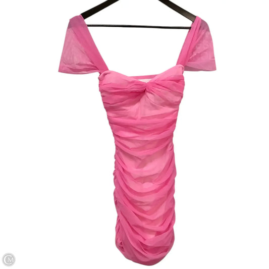 Dress Party Short By Norma Kamali In Pink, Size: Xxs