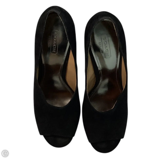 Shoes Designer By Coach In Black, Size: 7