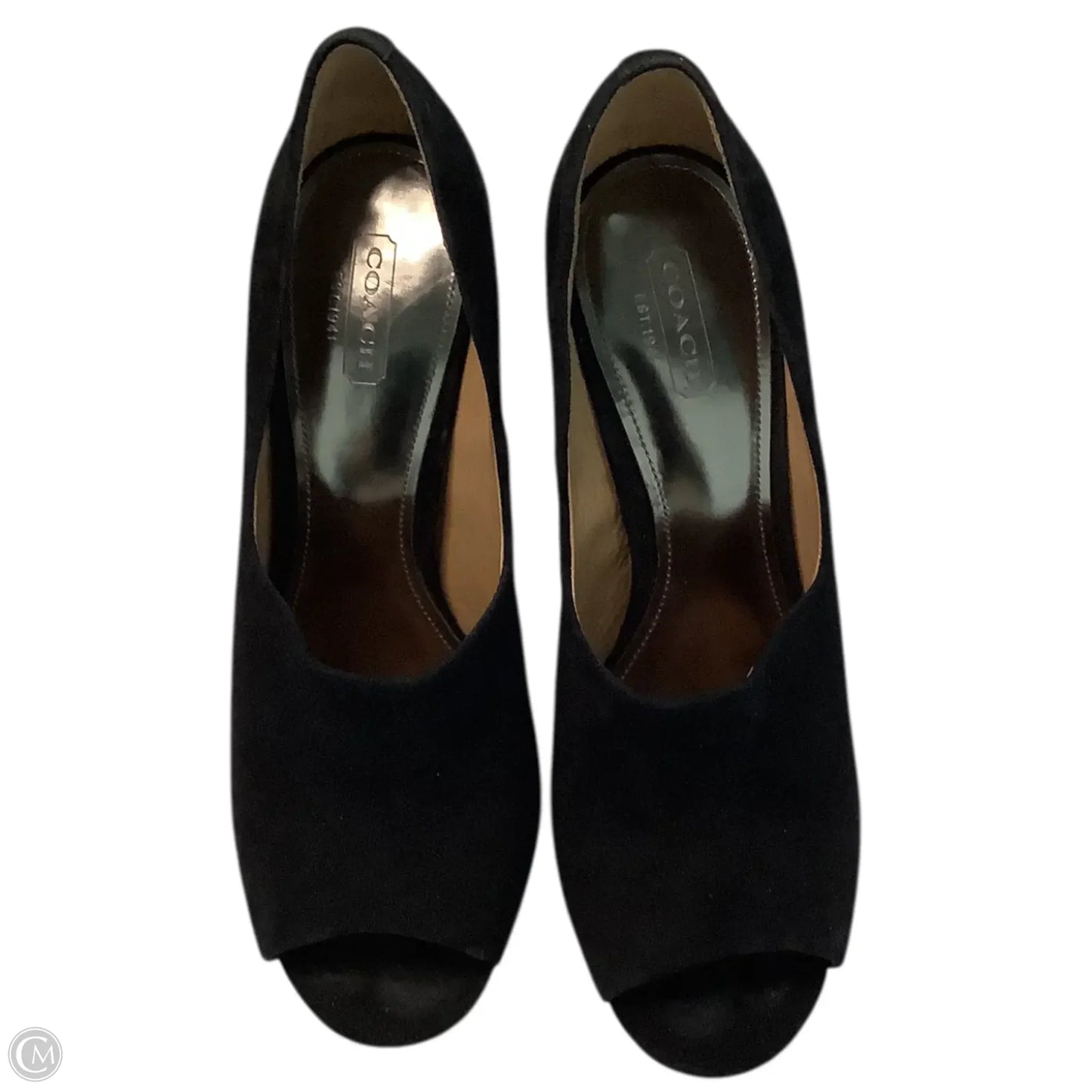Shoes Designer By Coach In Black, Size: 7