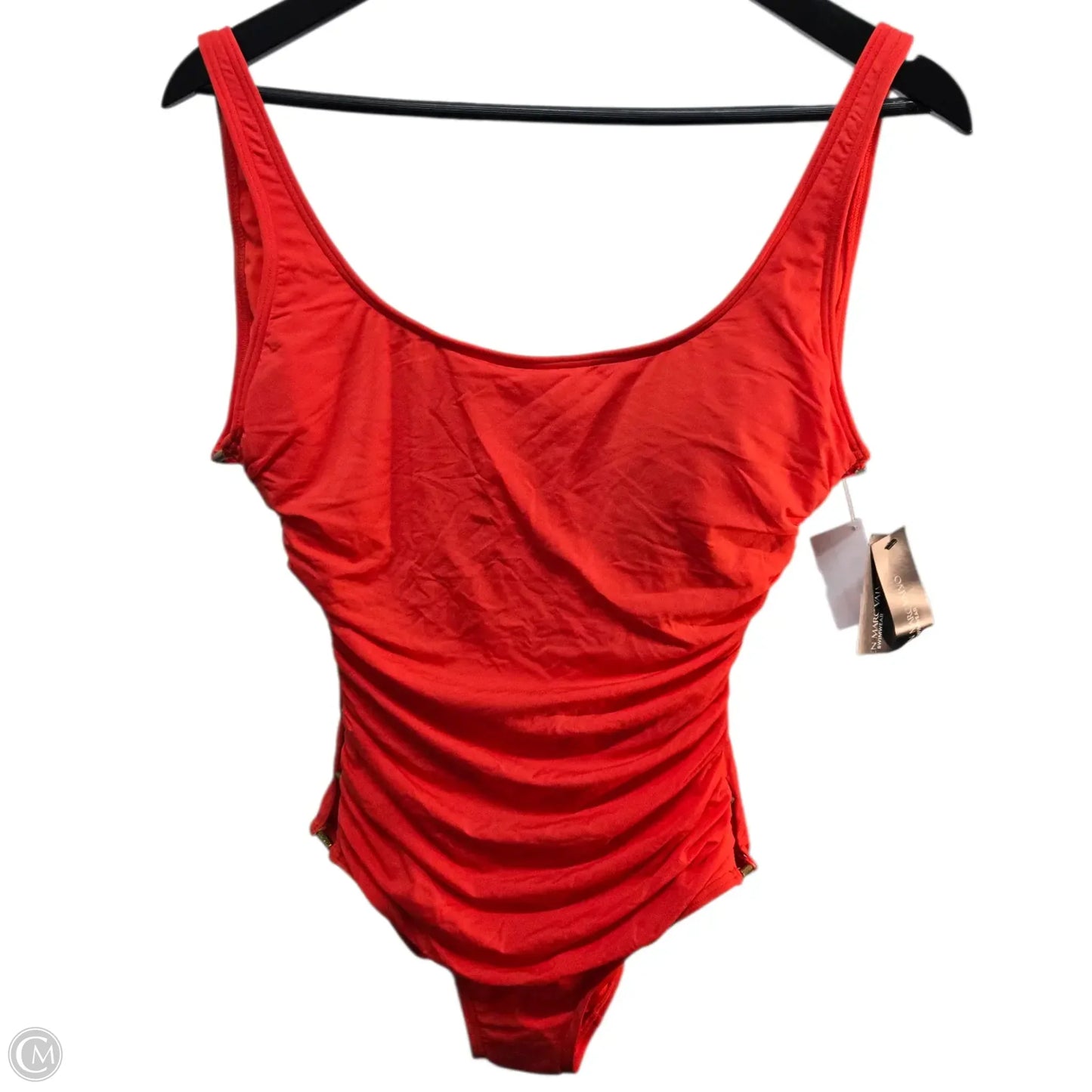 Swimsuit By Carmen Marc Valvo In Orange, Size: 10