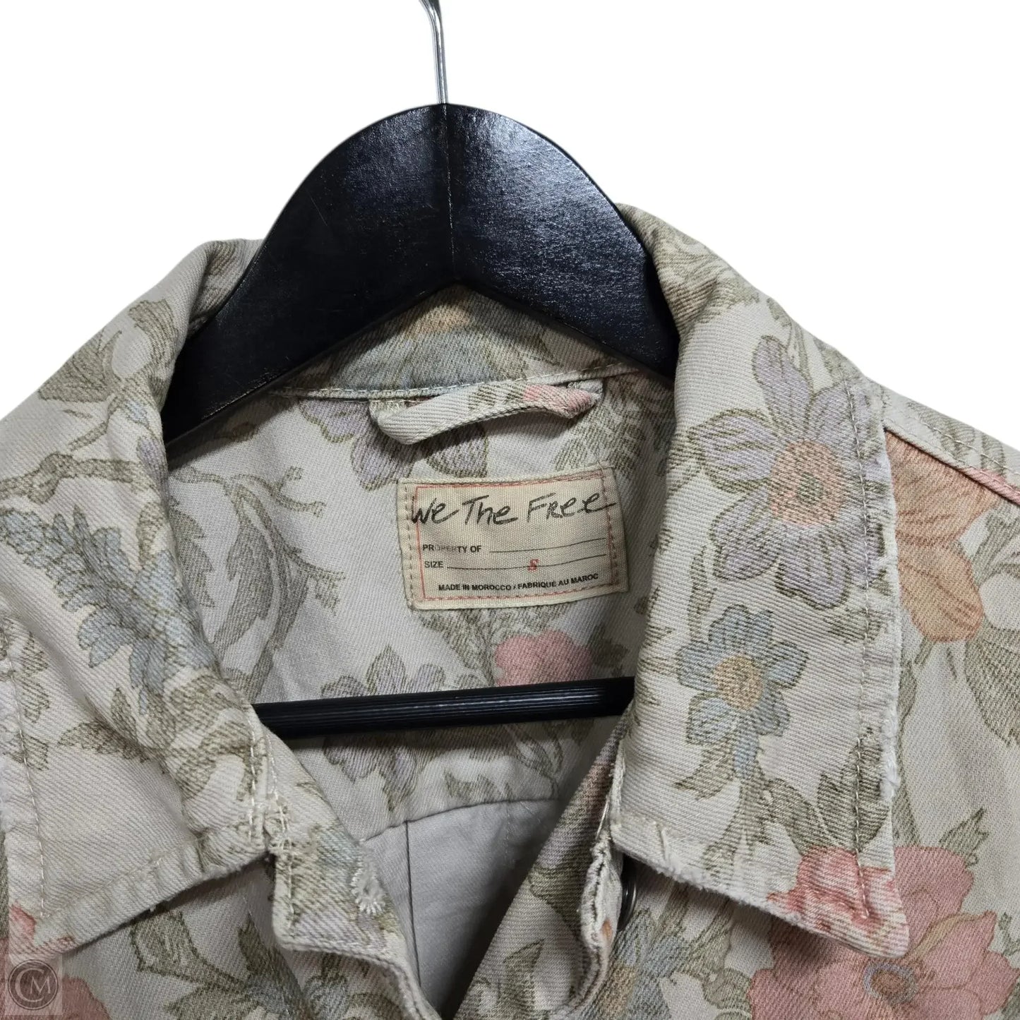Jacket Denim By We The Free In Floral Print, Size: S