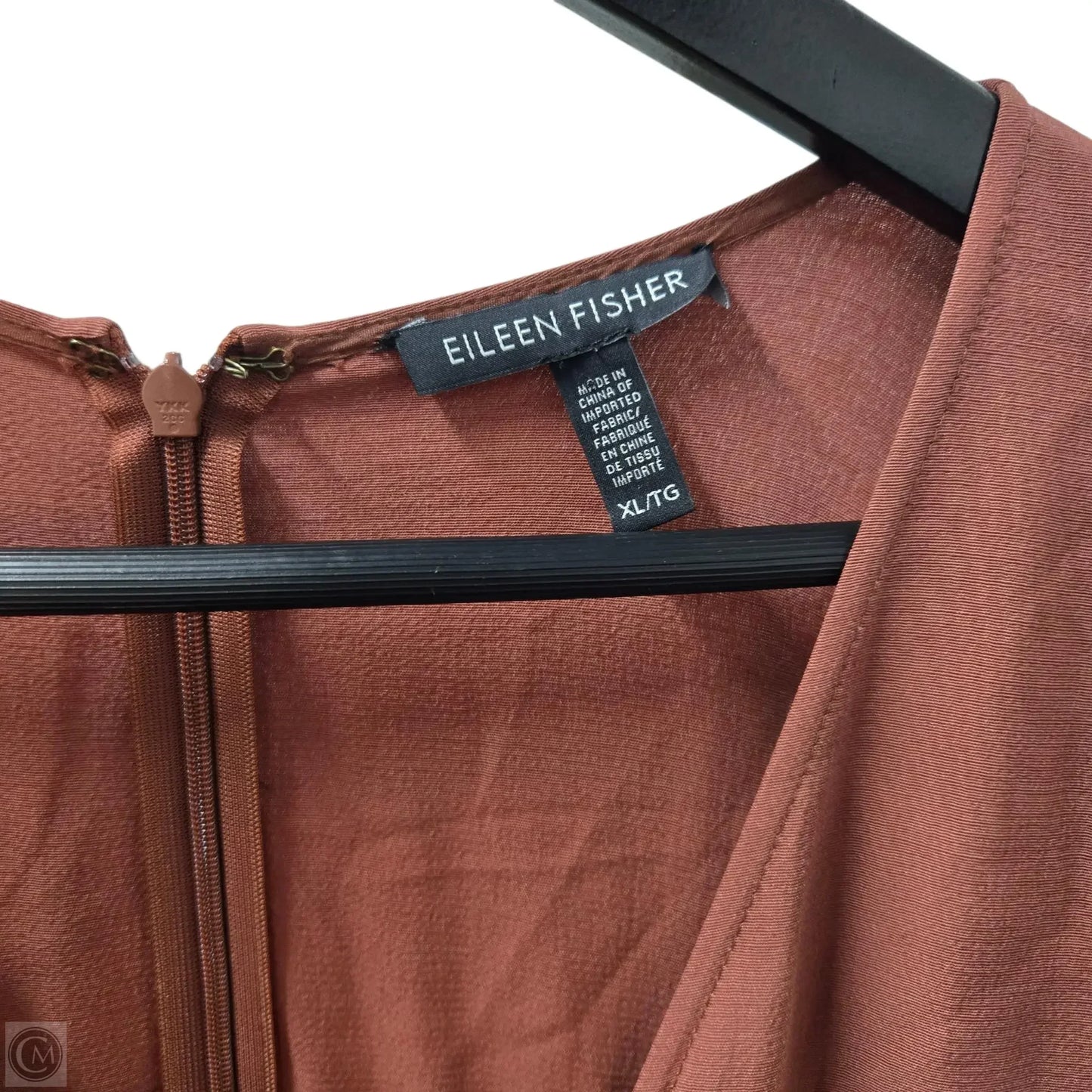 Jumpsuit By Eileen Fisher In Brown, Size: Xl