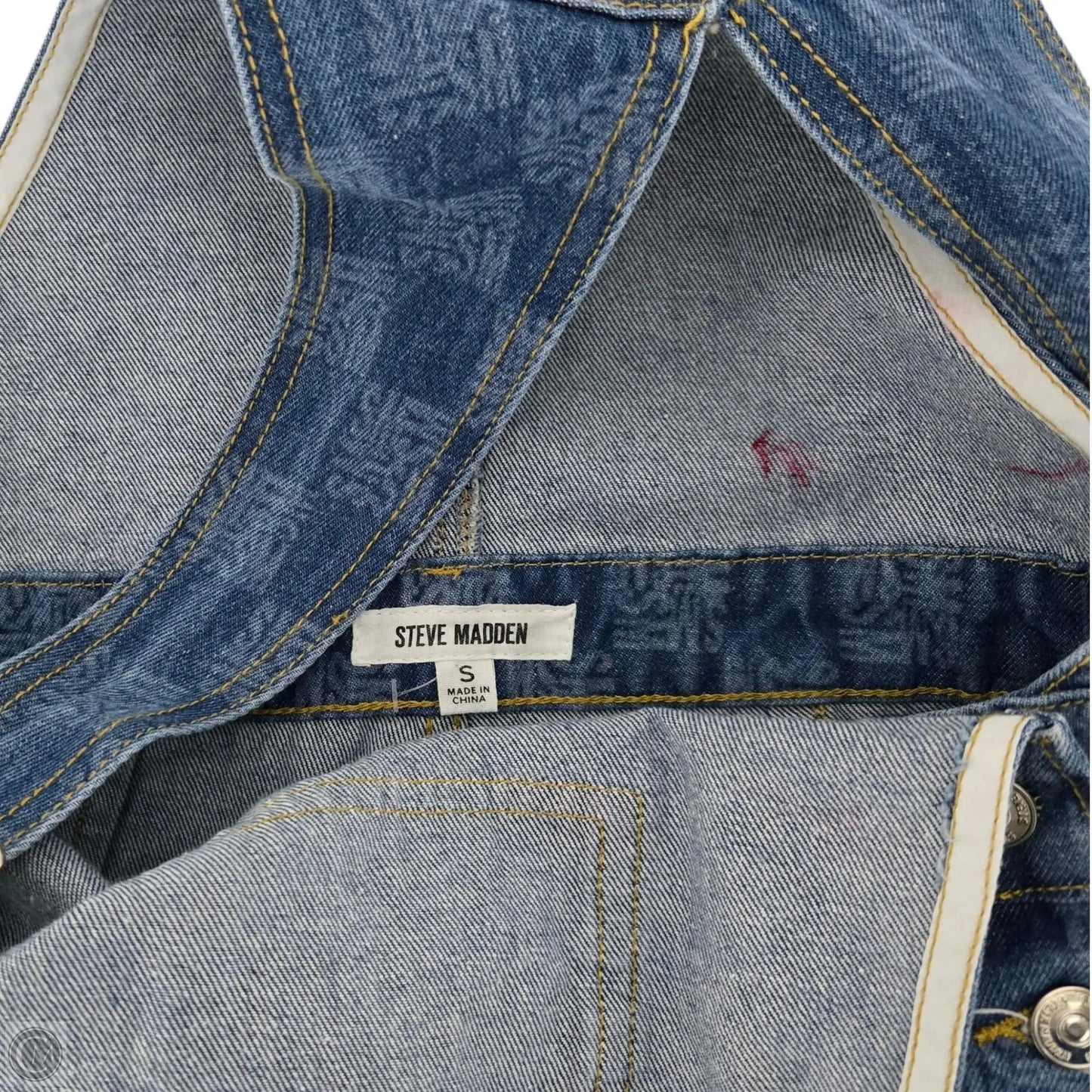 Overalls By Steve Madden In Blue Denim, Size: S