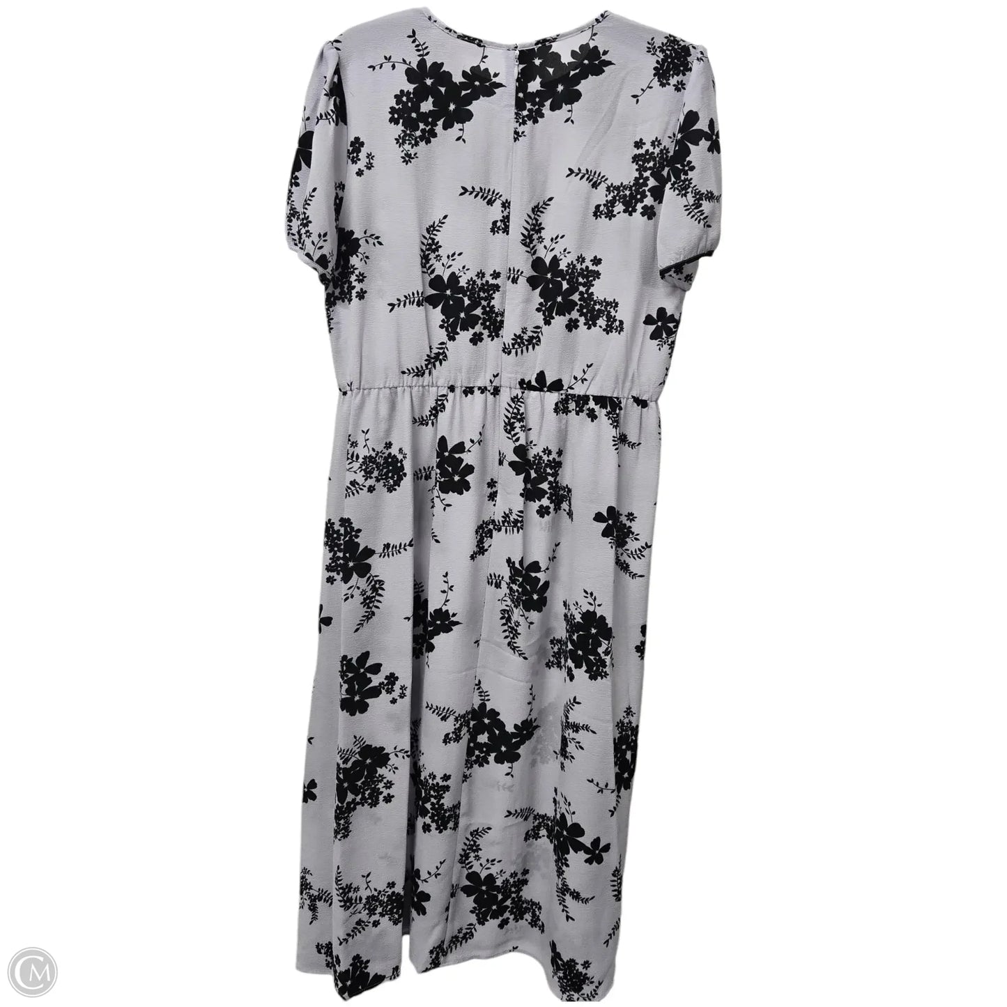 Dress Casual Midi By Michael By Michael Kors In Floral Print, Size: L