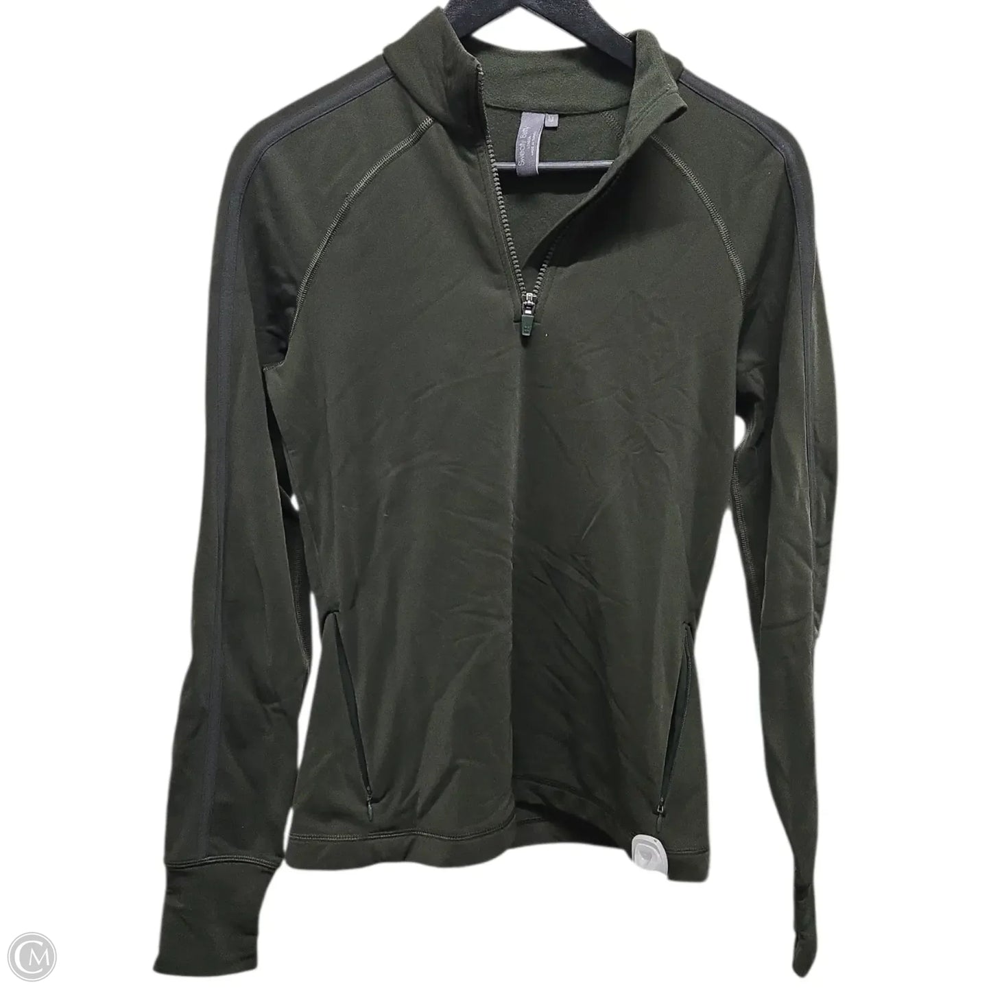Athletic Top Long Sleeve Crewneck By Sweaty Betty In Green, Size: M