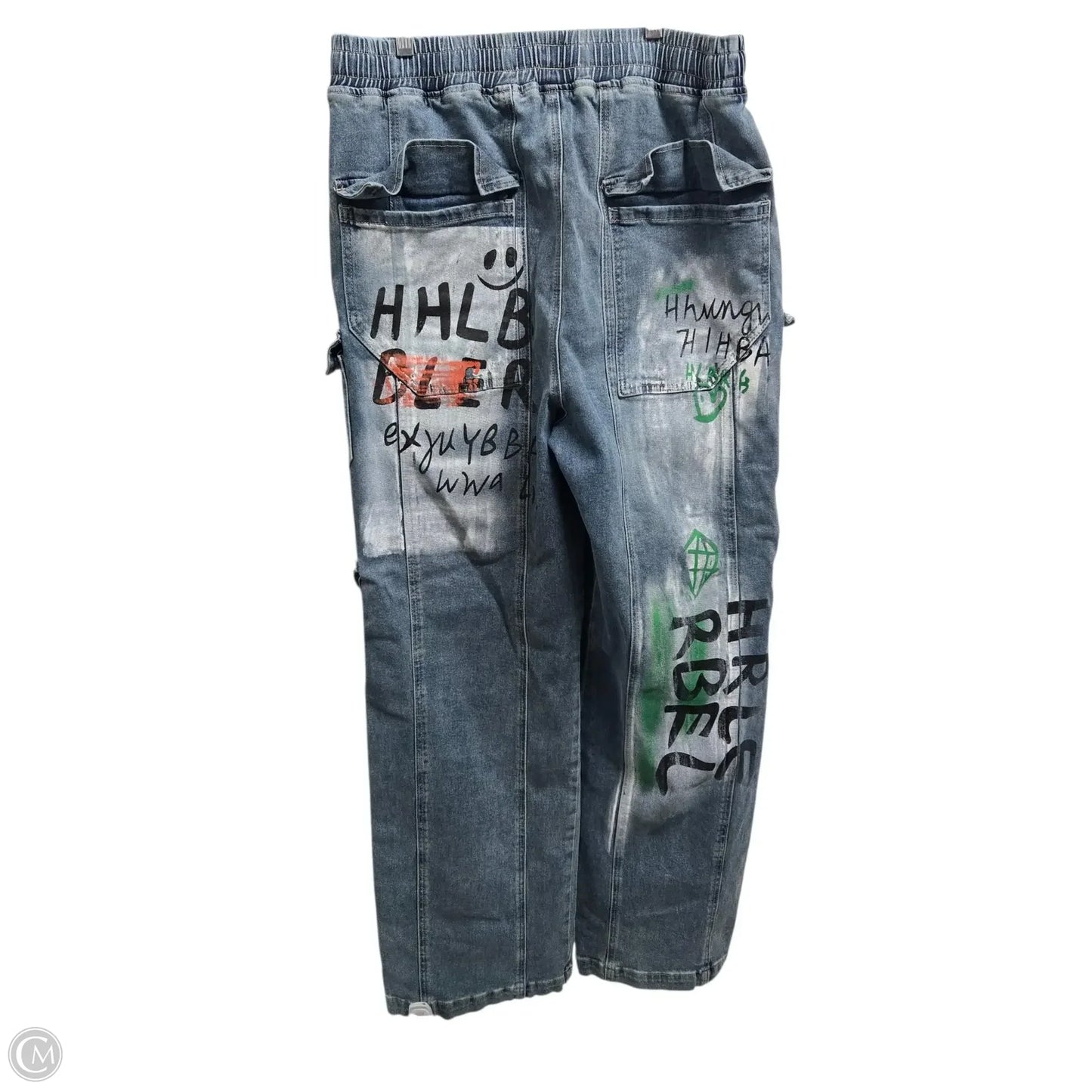 Jeans Wide Leg By Akira In Blue, Size: Xl