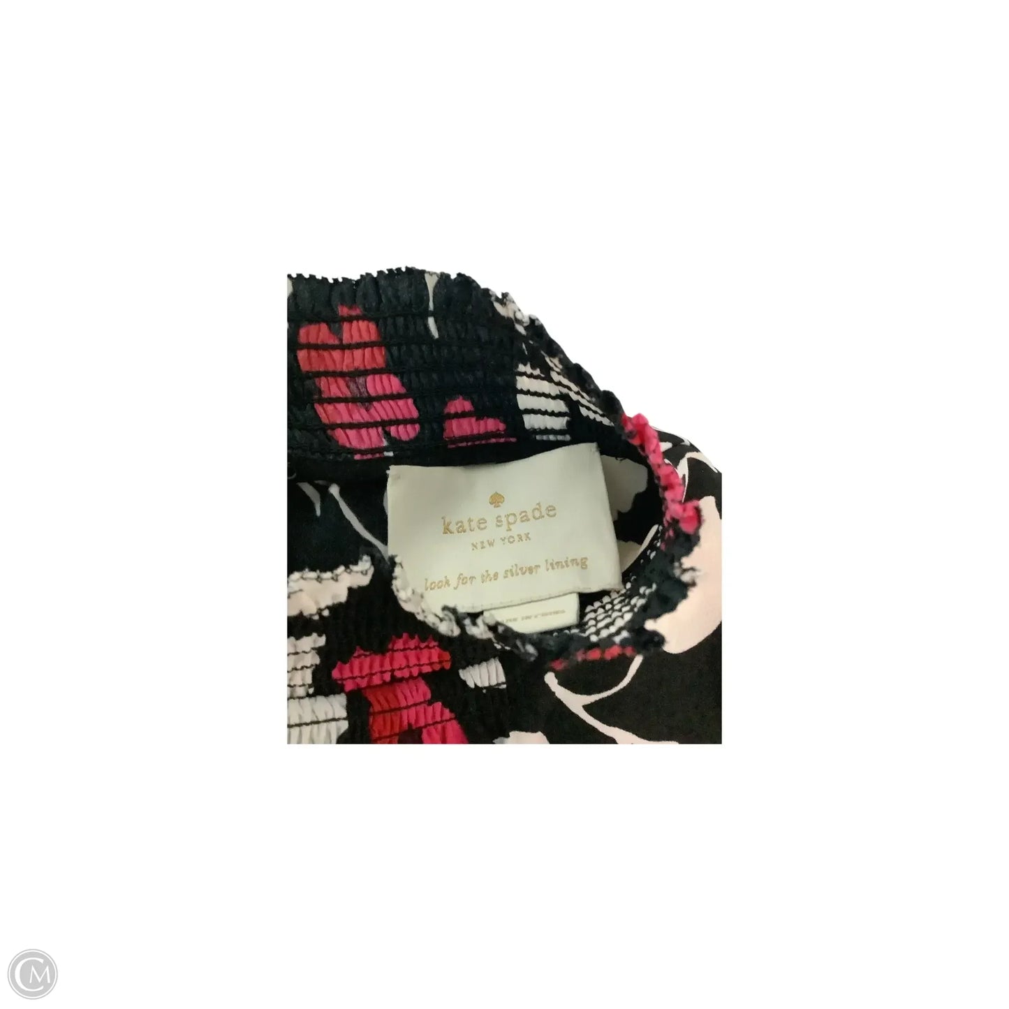 Dress Designer By Kate Spade In Black & Red, Size: Xs