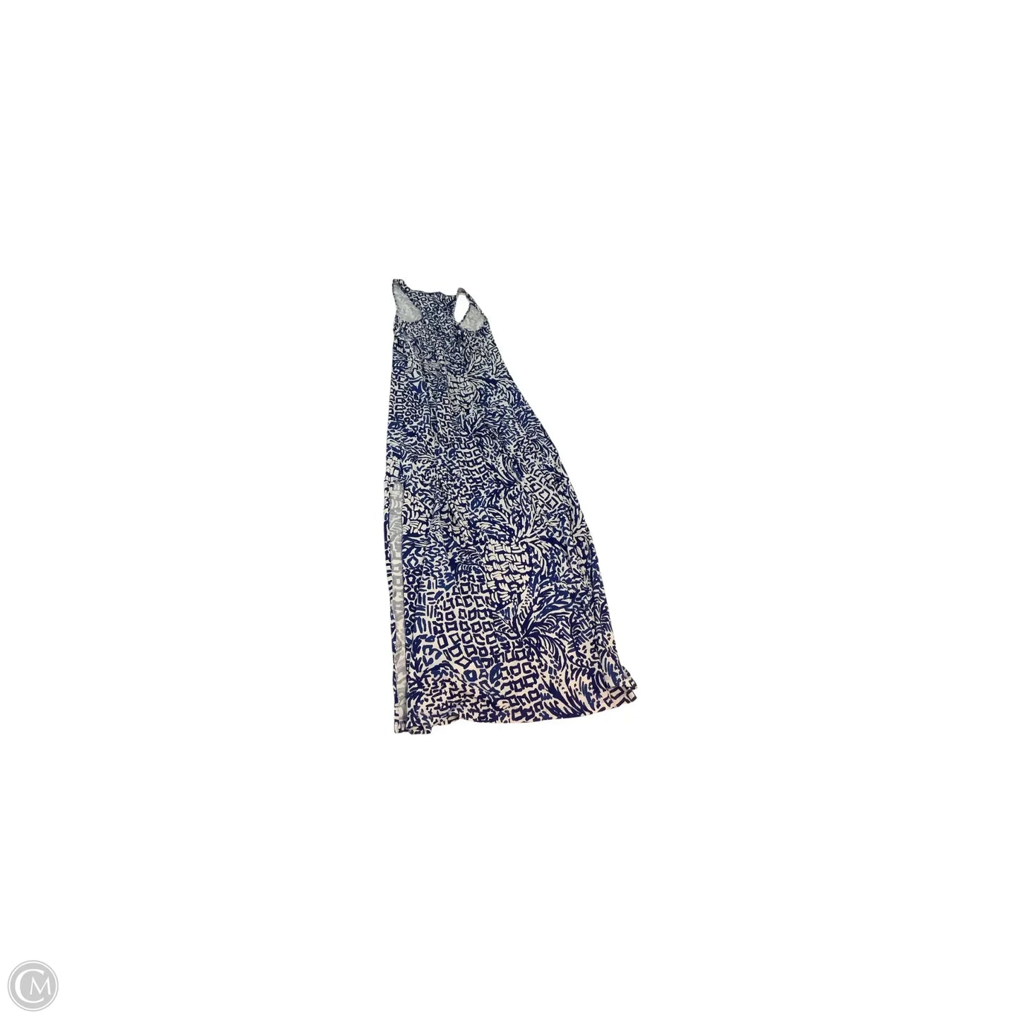 Dress Designer By Lilly Pulitzer In Blue & White, Size: M