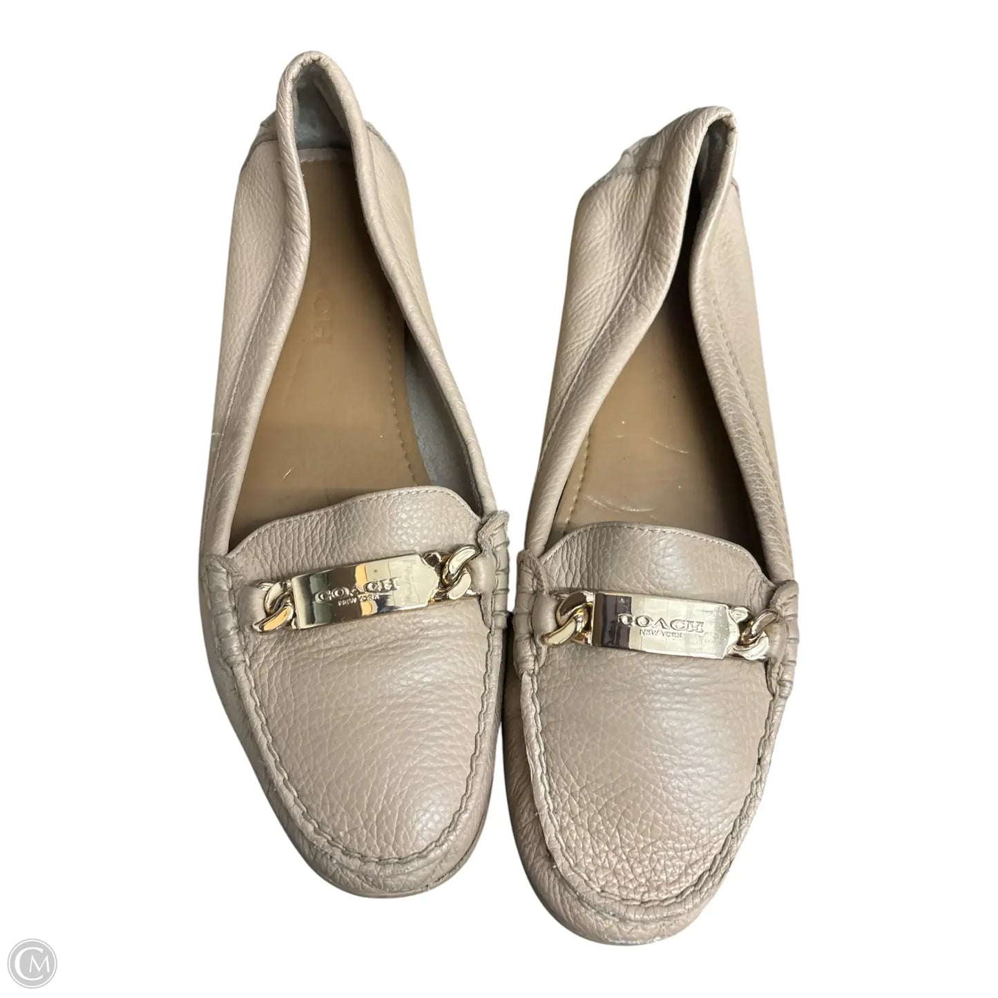 Shoes Designer By Coach In Tan, Size: 8