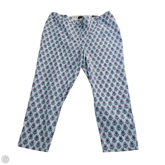 Pants Chinos & Khakis By Talbots In Blue & Purple, Size: 18
