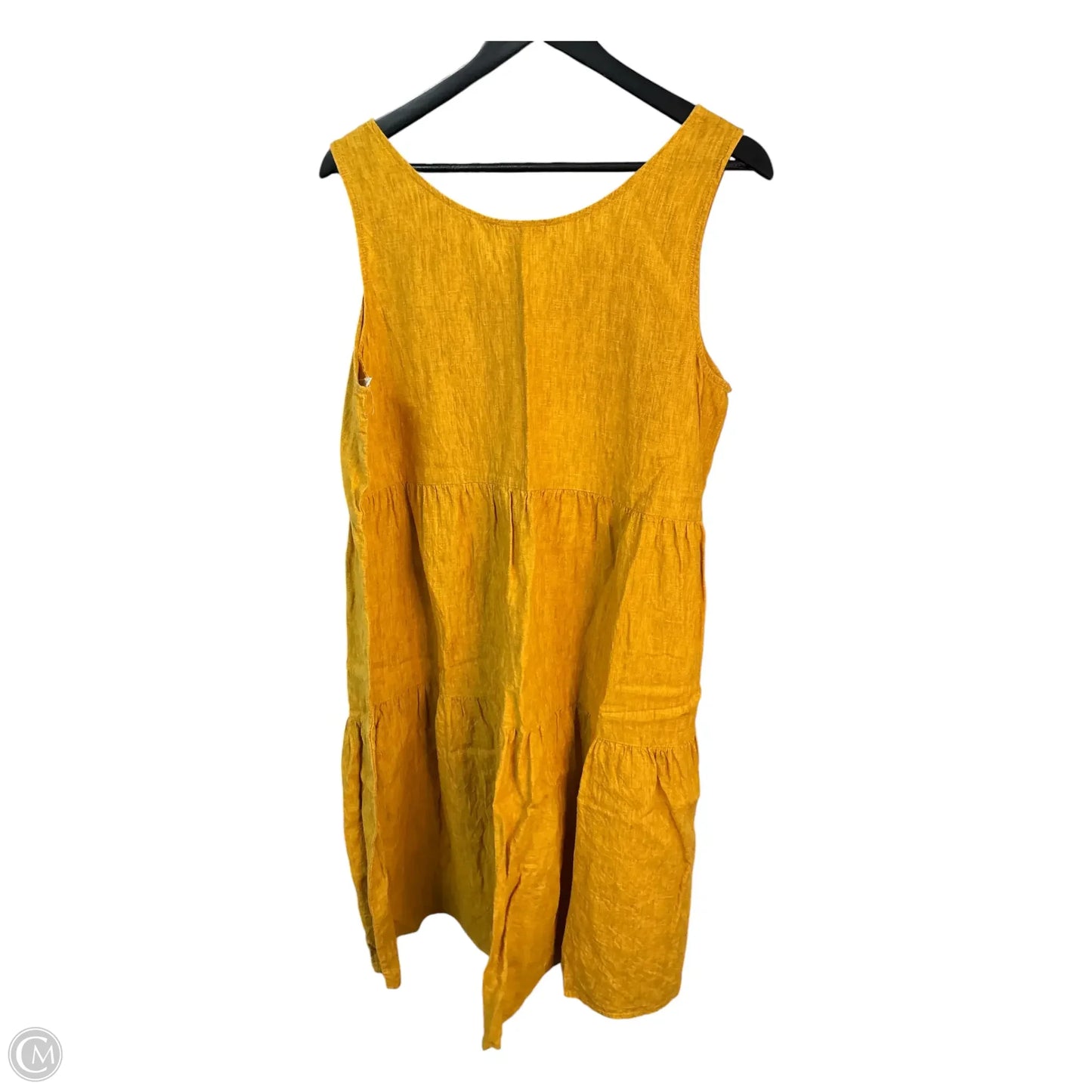 Dress Casual Maxi By Eileen Fisher In Yellow, Size: 1x