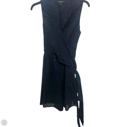 Dress Casual Midi By Banana Republic In Navy, Size: M