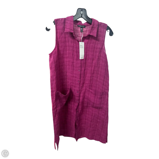 Dress Casual Midi By Eileen Fisher In Pink, Size: Sp