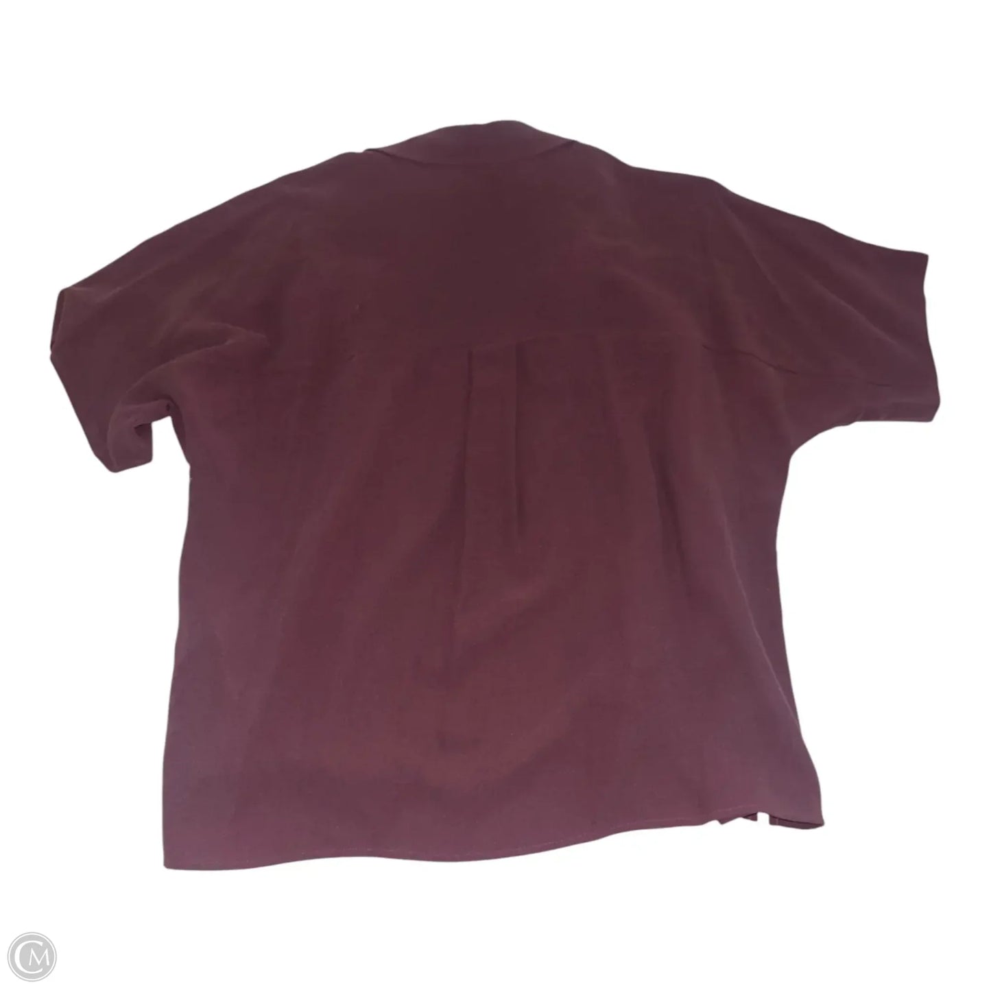 Top Short Sleeve Basic By Eileen Fisher In Mauve, Size: Xxs