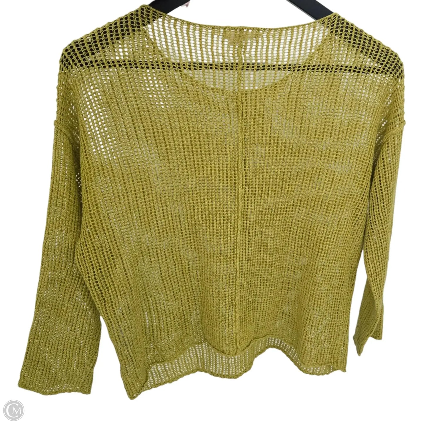 Top Long Sleeve By Eileen Fisher In Yellow, Size: Sp