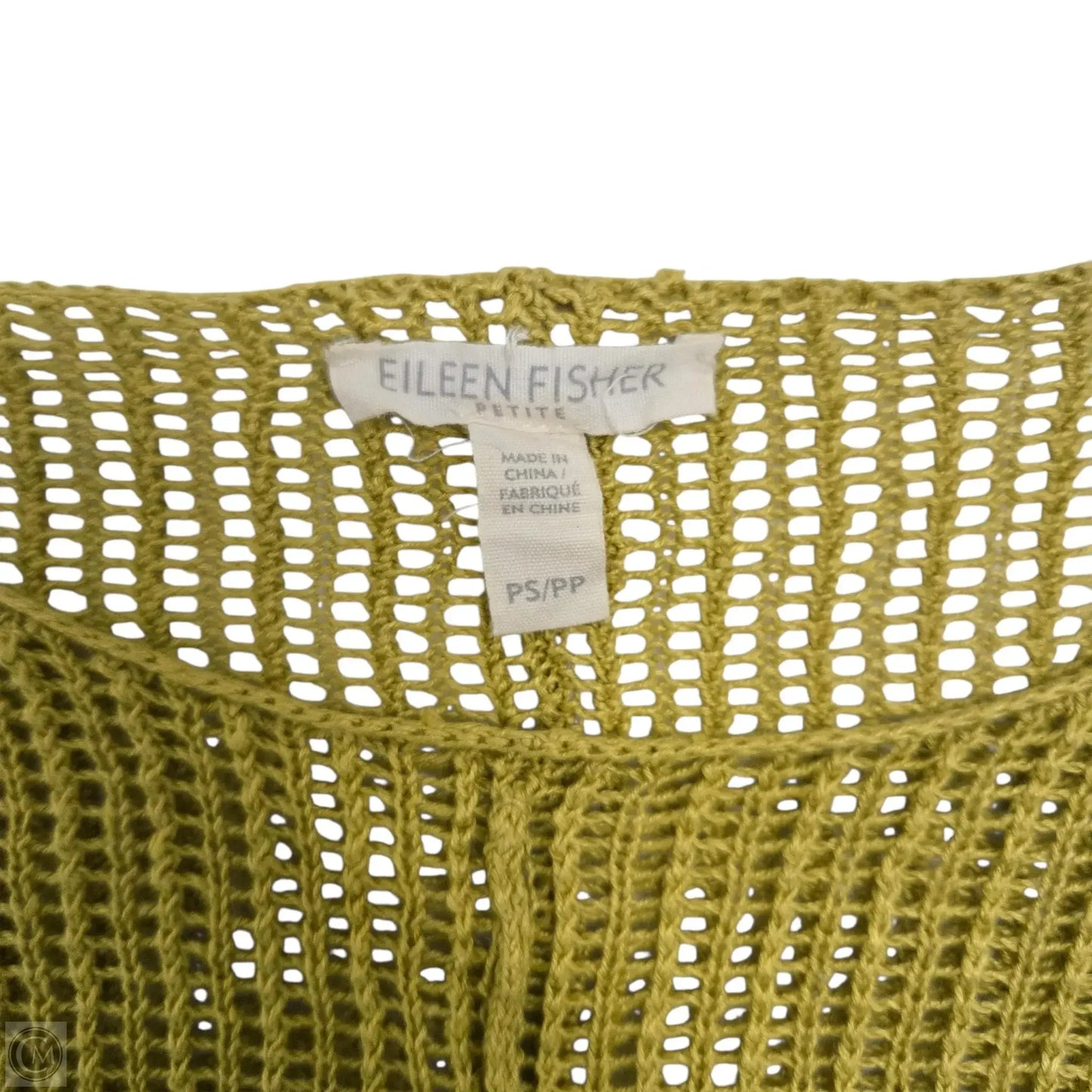 Top Long Sleeve By Eileen Fisher In Yellow, Size: Sp