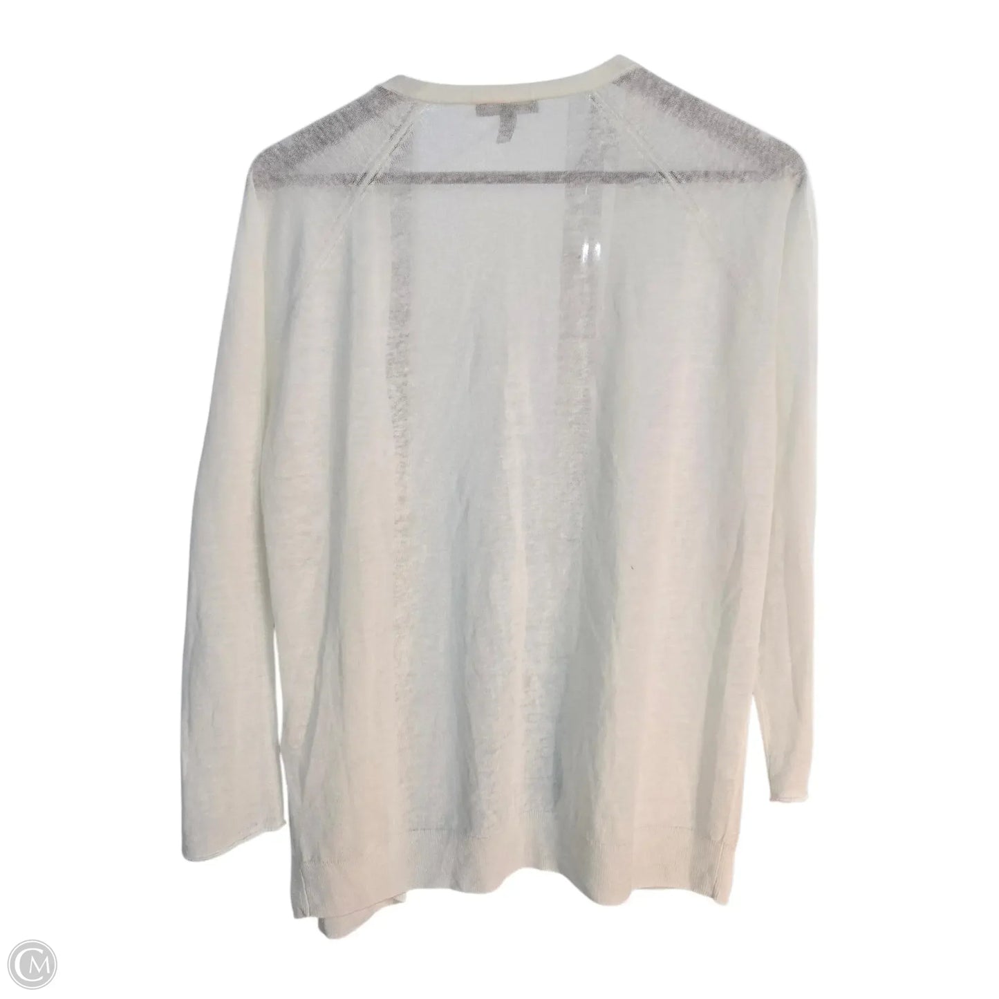Cardigan By Eileen Fisher In White, Size: Sp