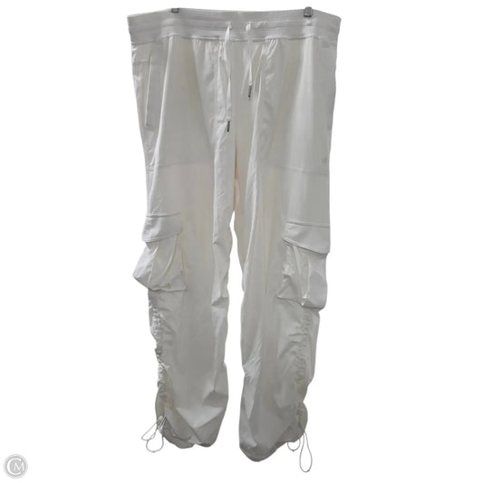 Athletic Pants By Lululemon In White, Size: Xl