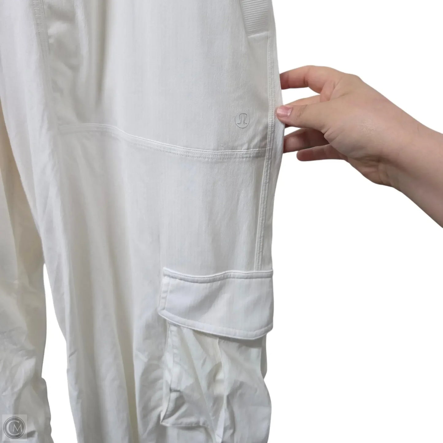 Athletic Pants By Lululemon In White, Size: Xl