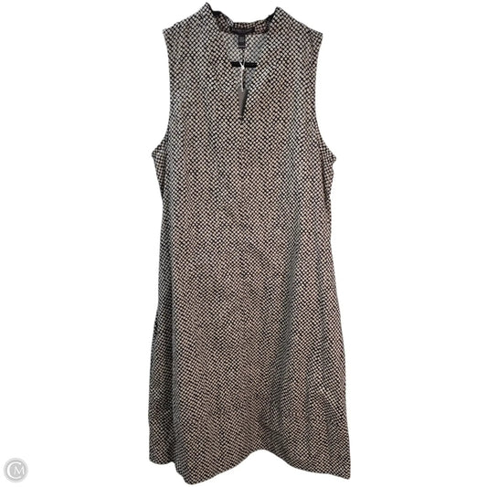 Dress Casual Midi By Eileen Fisher In Geometric Pattern, Size: Sp