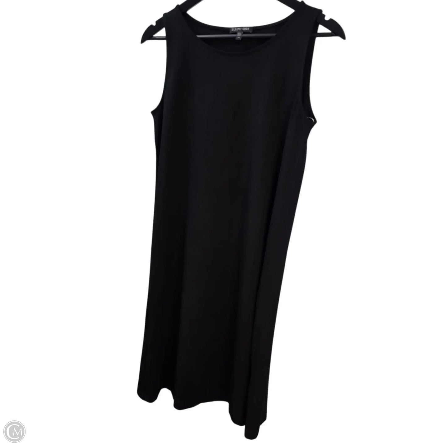 Dress Casual Midi By Eileen Fisher In Black, Size: Xs