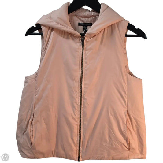 Vest Puffer & Quilted By Eileen Fisher In Pink, Size: Sp