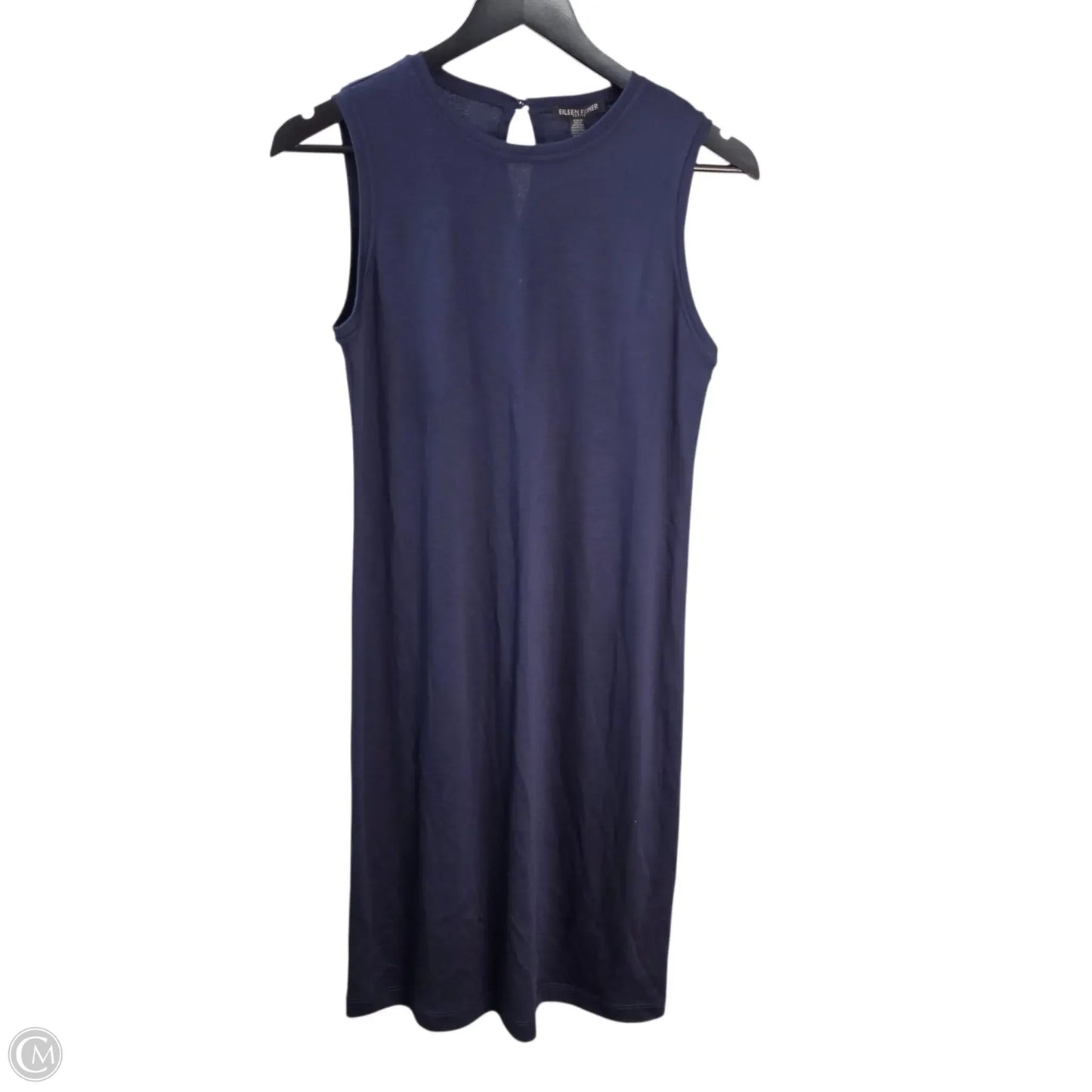 Dress Casual Midi By Eileen Fisher In Navy, Size: Sp