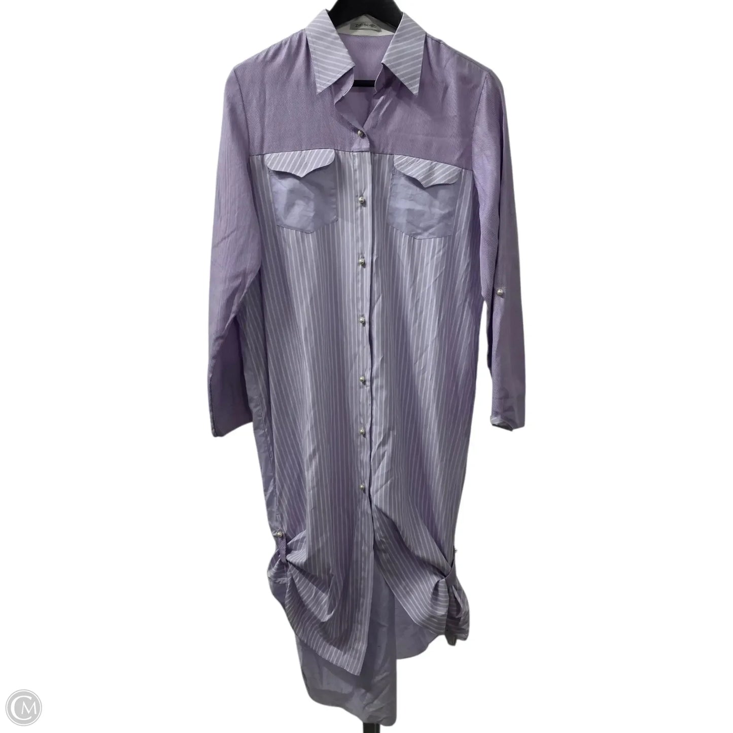 Dress Casual Midi By Clothes Mentor In Purple, Size: M
