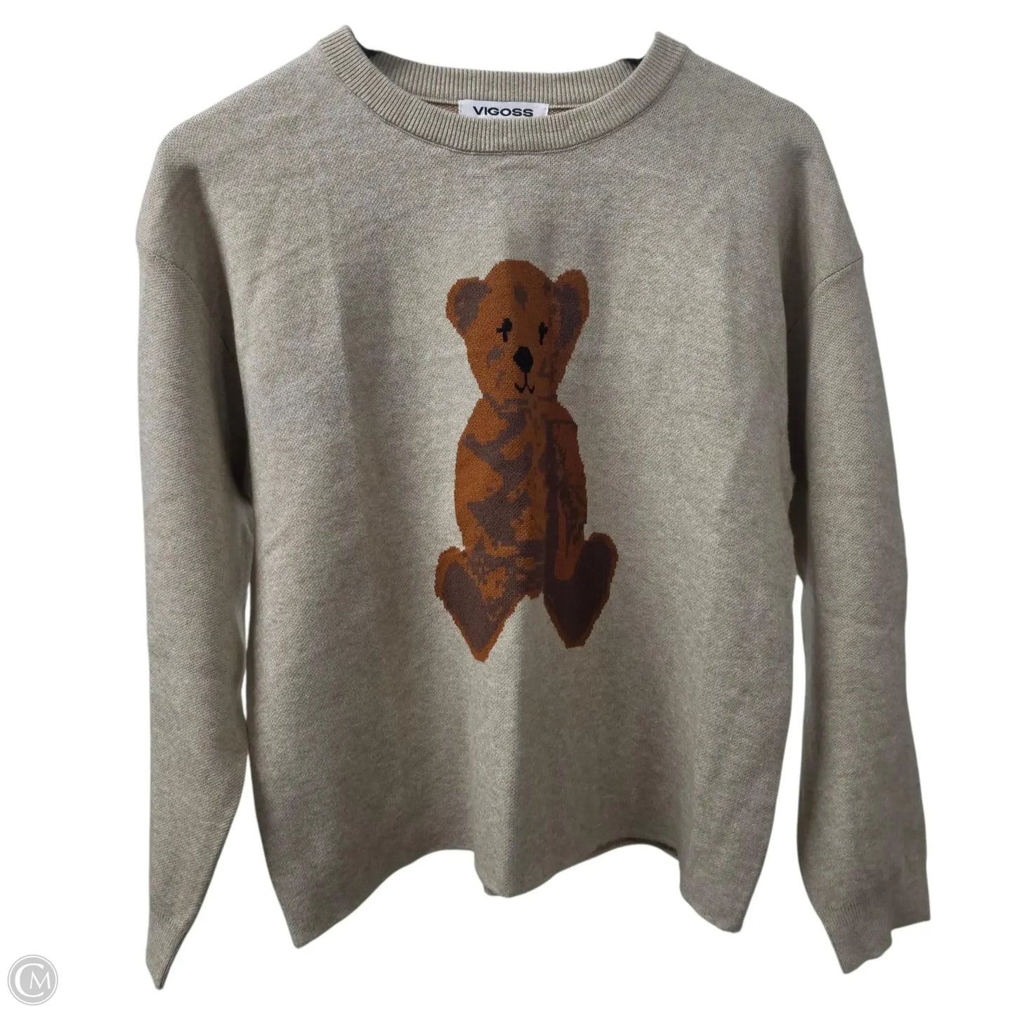 Sweater By Vigoss In Animal Print, Size: L