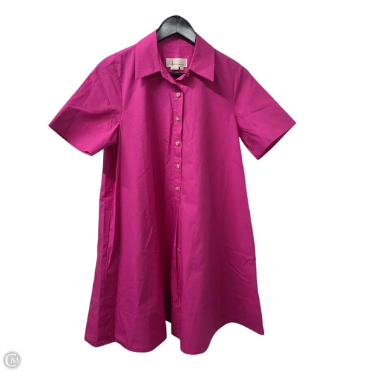 Dress Casual Midi By Anthropologie In Pink, Size: Xs