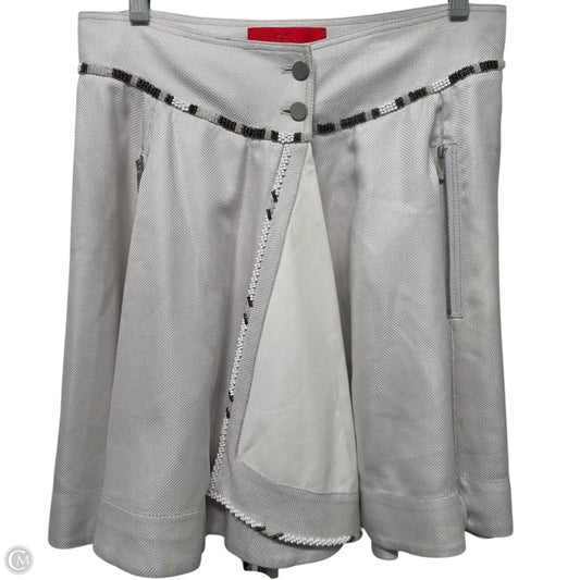 Skirt Designer By Zac Posen In Grey, Size: 8