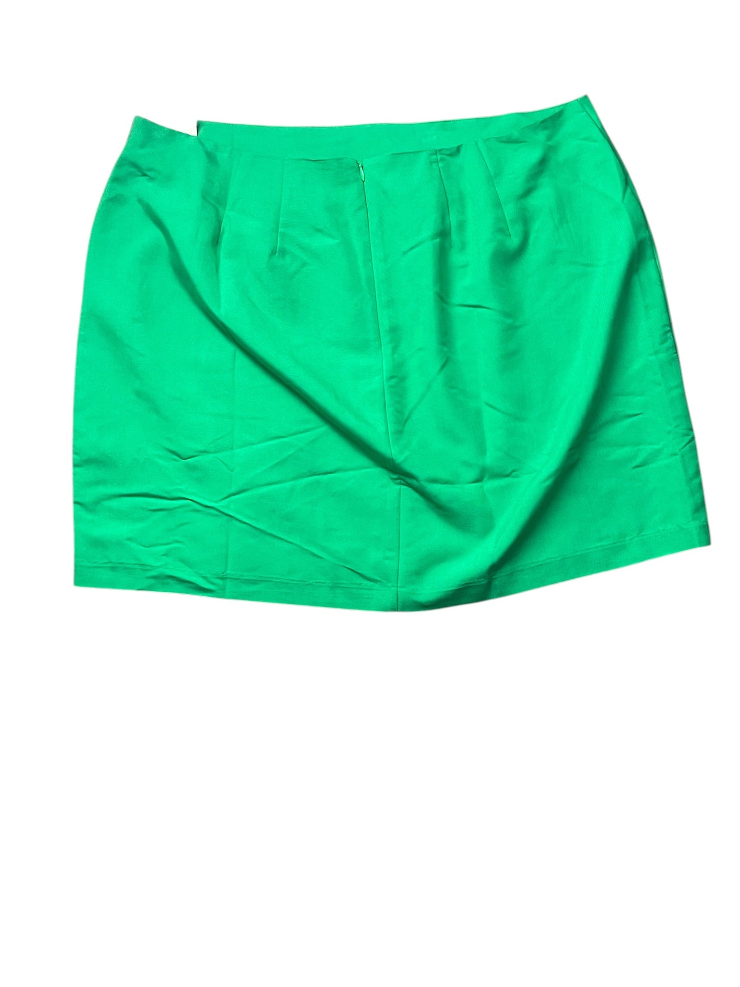 Skirt Midi By Eloquii In Green, Size: 16