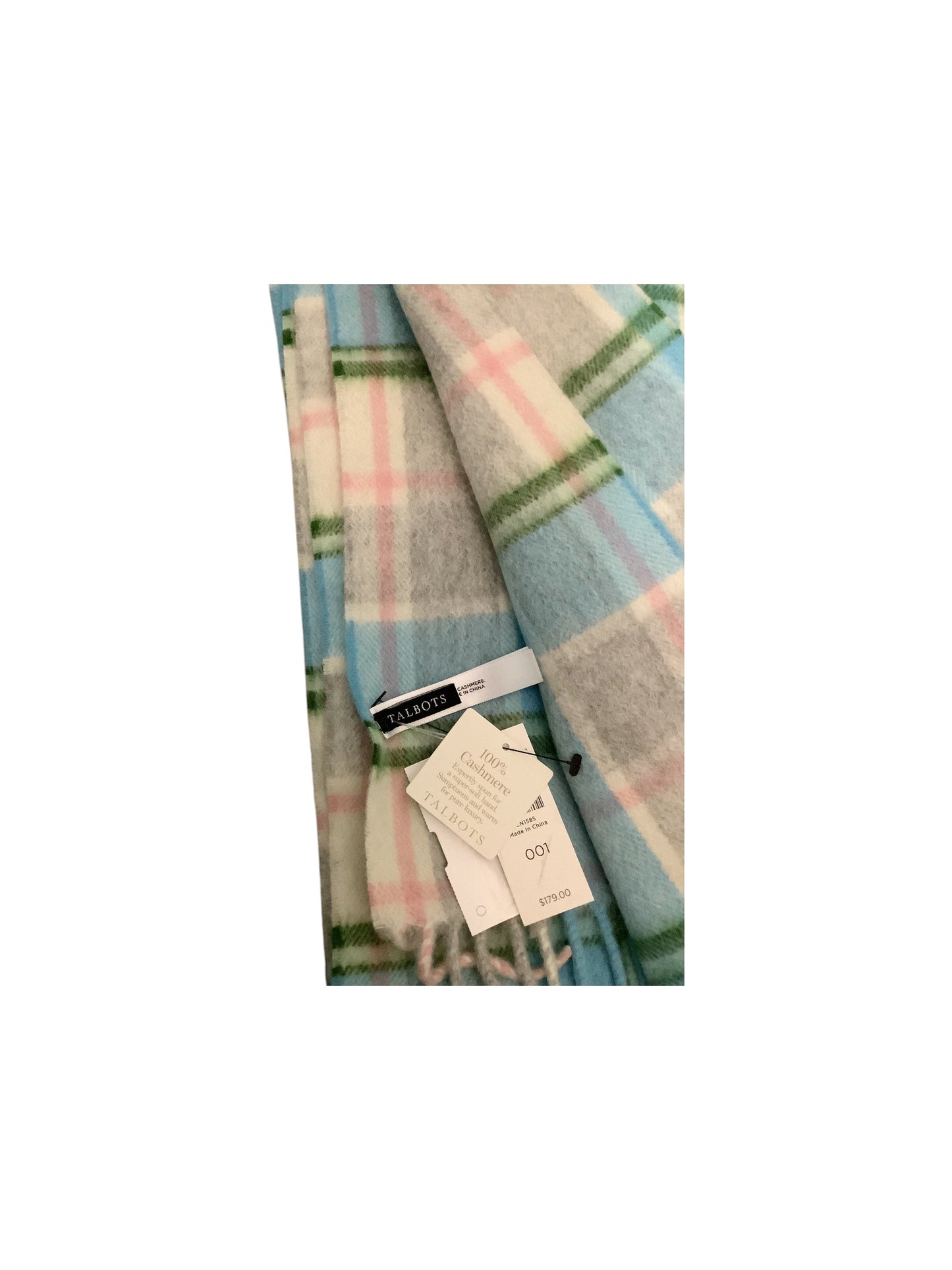 Scarf Winter By Talbots In Blue & Green