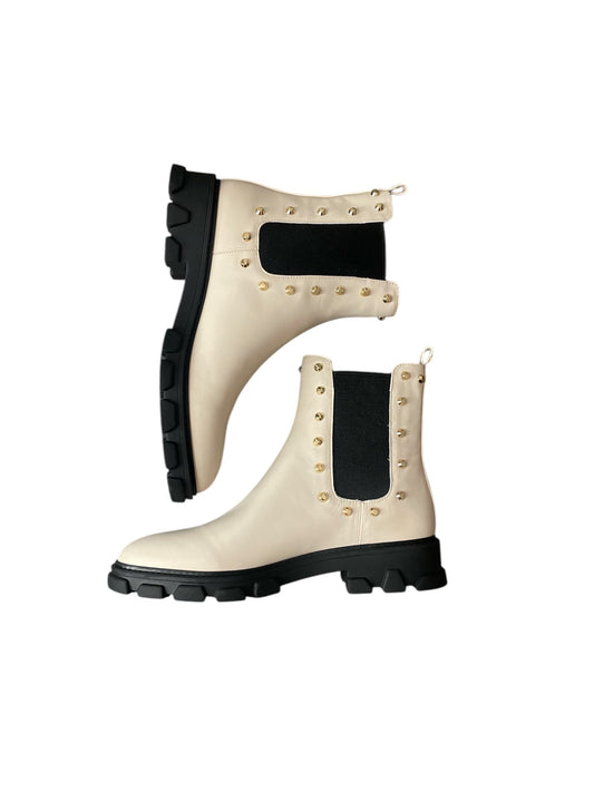 Boots Combat By Michael By Michael Kors In Cream, Size: 8.5