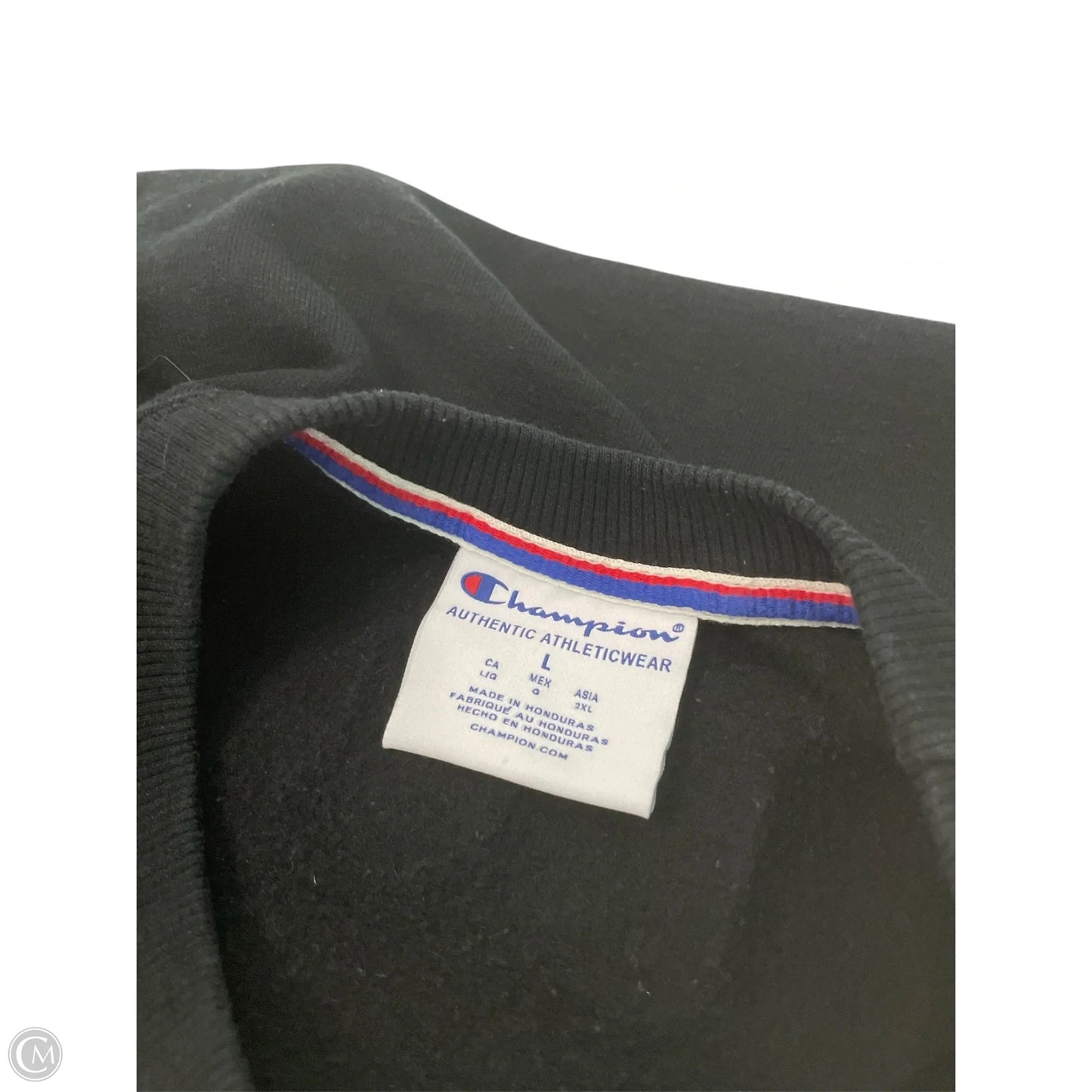 Sweatshirt Crewneck By Champion In Rainbow Print, Size: L