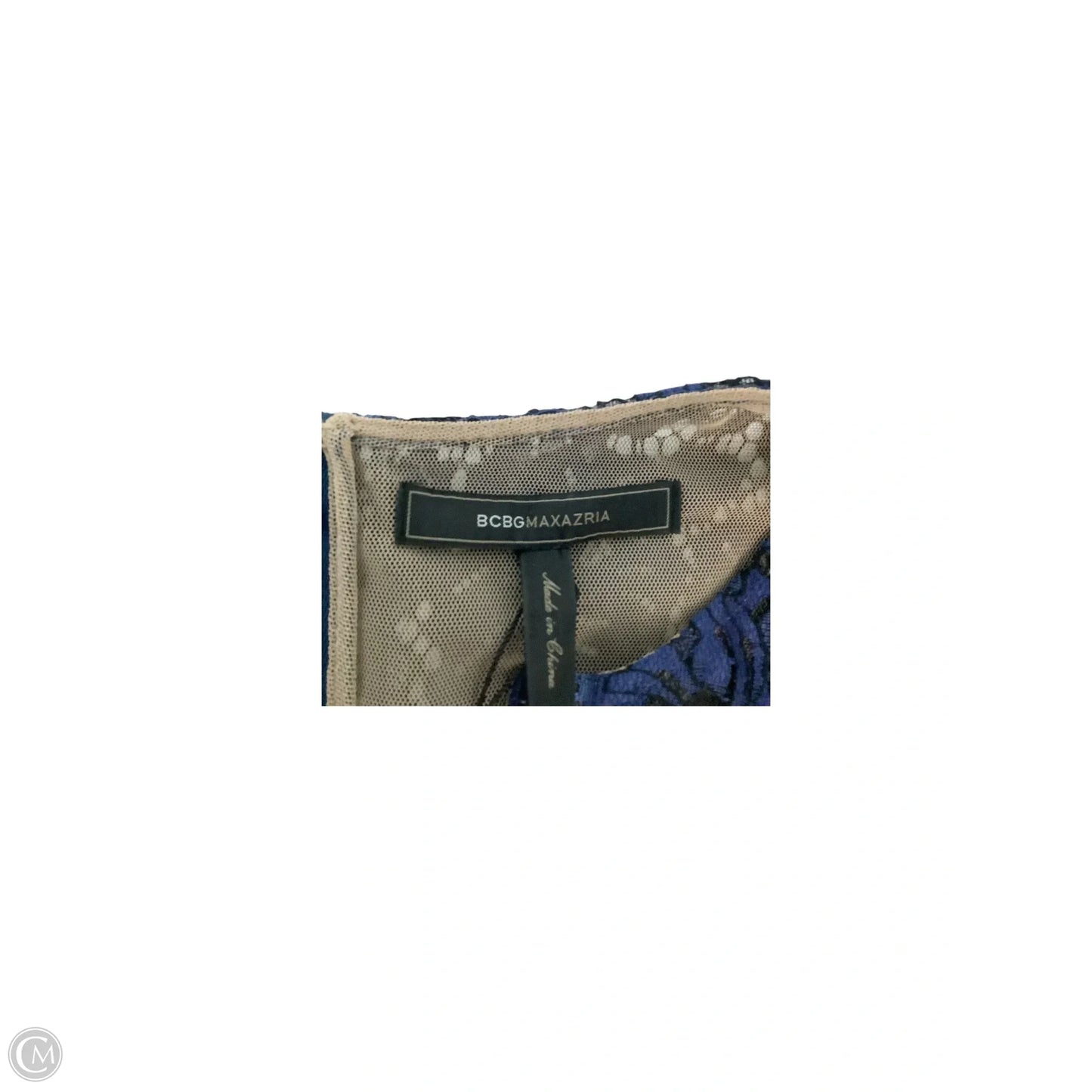 Dress Casual Maxi By Bcbgmaxazria In Blue, Size: 12