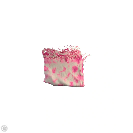 Scarf Winter By Steve Madden In Pink & White