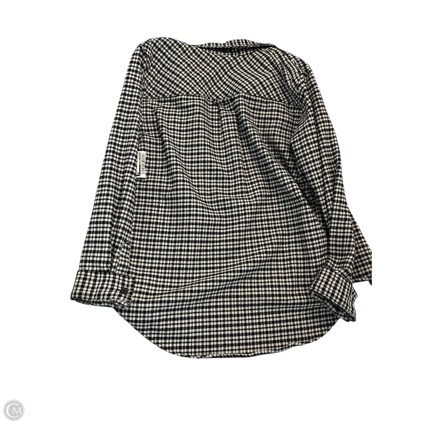 Top Long Sleeve By Duluth Trading In Black & White, Size: M