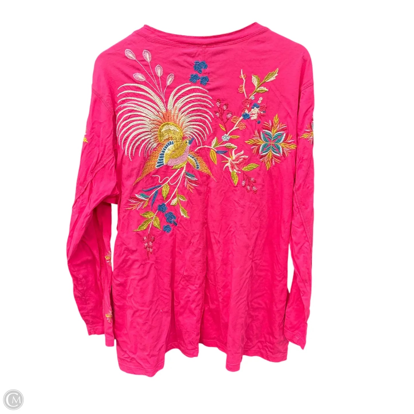 Top Long Sleeve By Johnny Was In Pink, Size: 2x