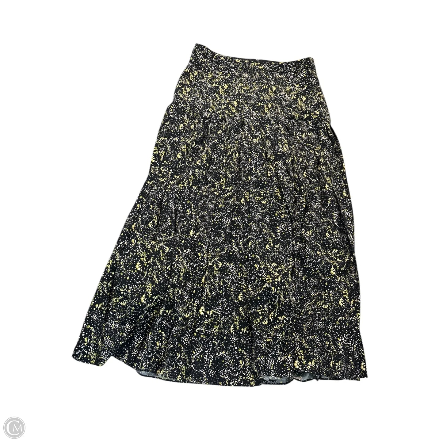 Skirt Maxi By Ted Baker In Black & Green, Size: M