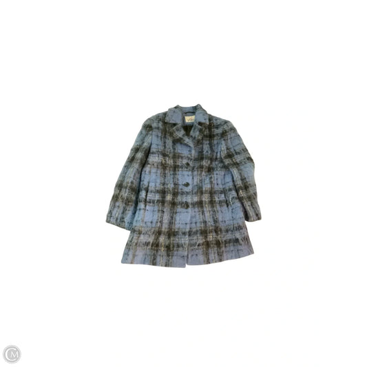 Coat Wool By Mondi In Black & Blue, Size: S