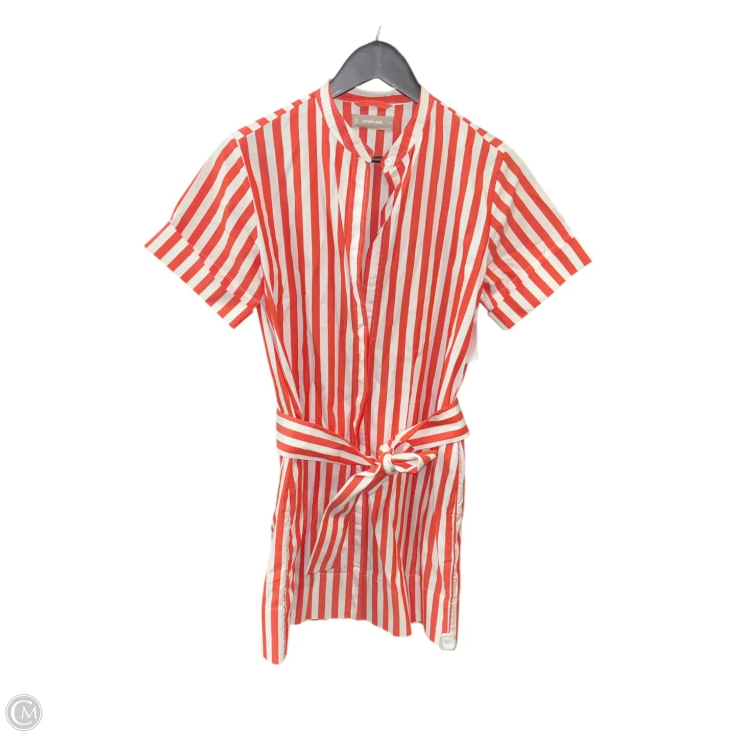 Dress Casual Short By Everlane In Red & White, Size: 2