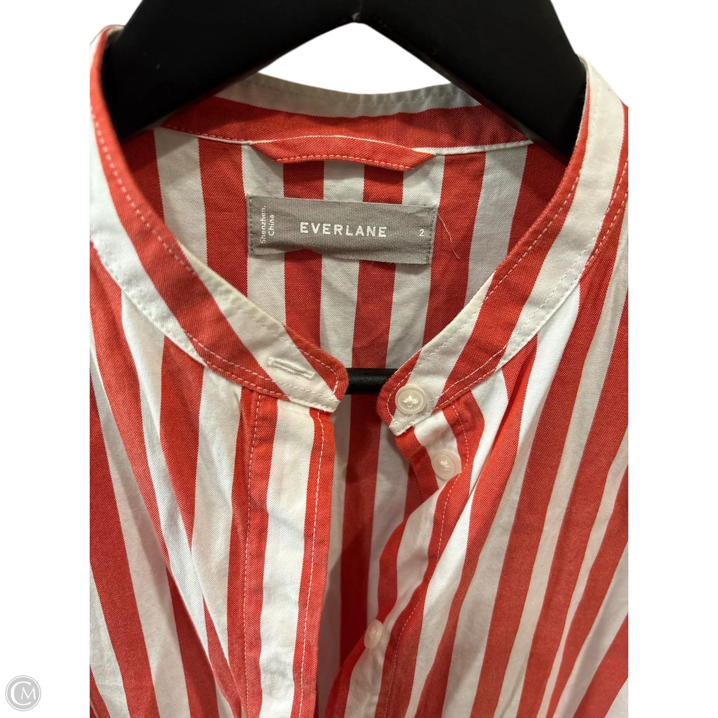 Dress Casual Short By Everlane In Red & White, Size: 2