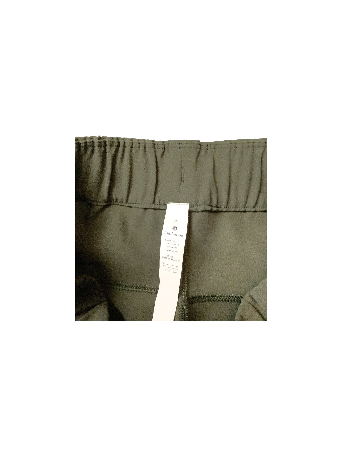 Athletic Pants By Lululemon In Green, Size: 4