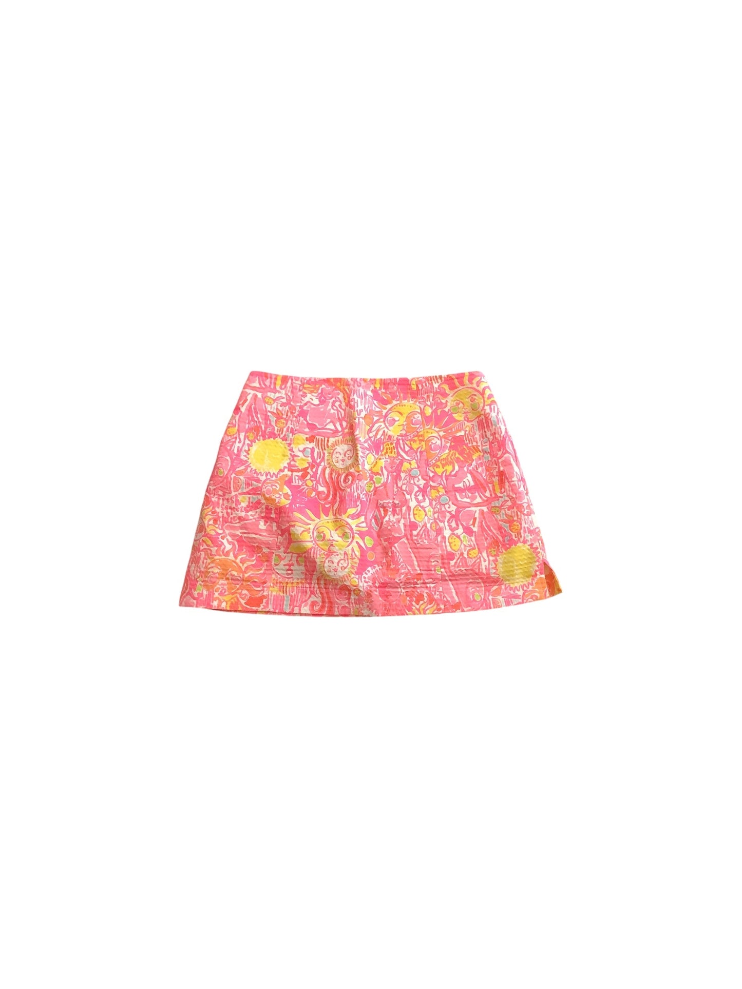 Skort By Lilly Pulitzer In Pink & Yellow, Size: 0