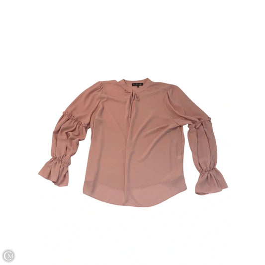 Top Long Sleeve Basic By Eloquii In Pink, Size: 18