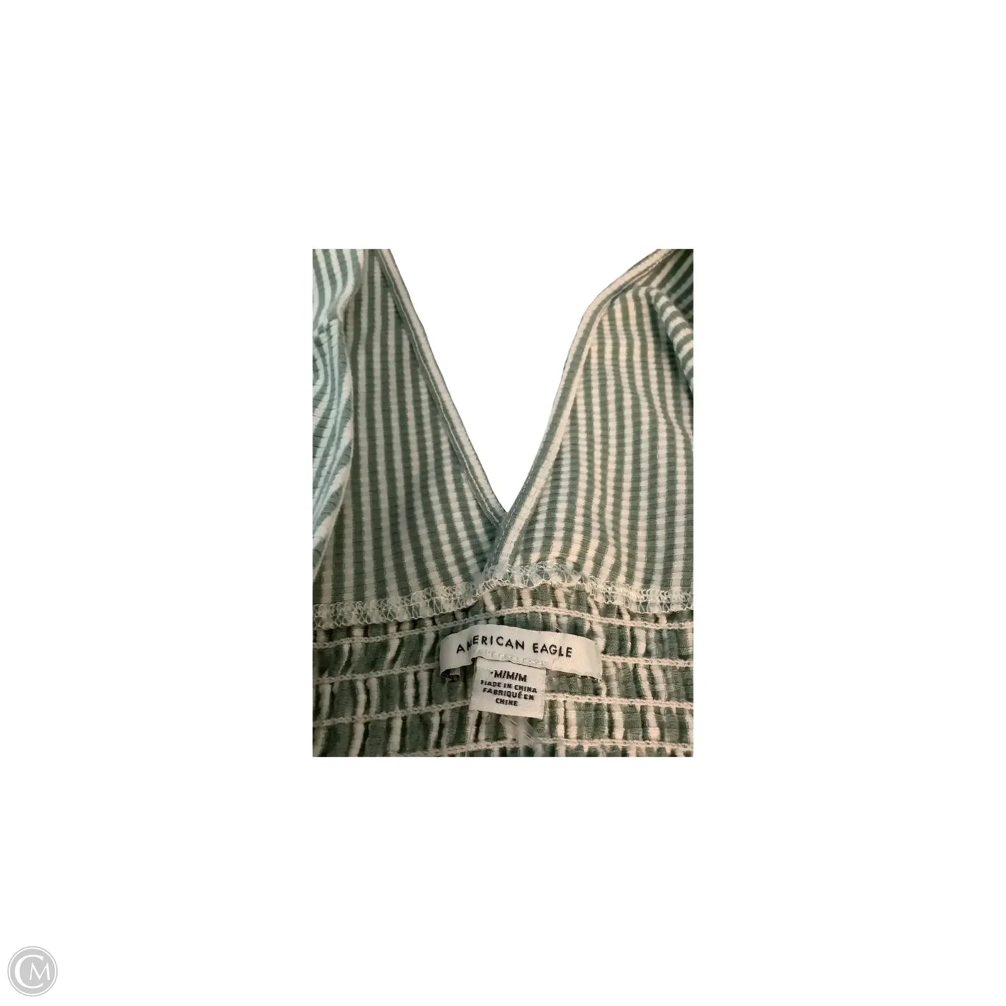 Dress Casual Midi By American Eagle In Striped Pattern, Size: M