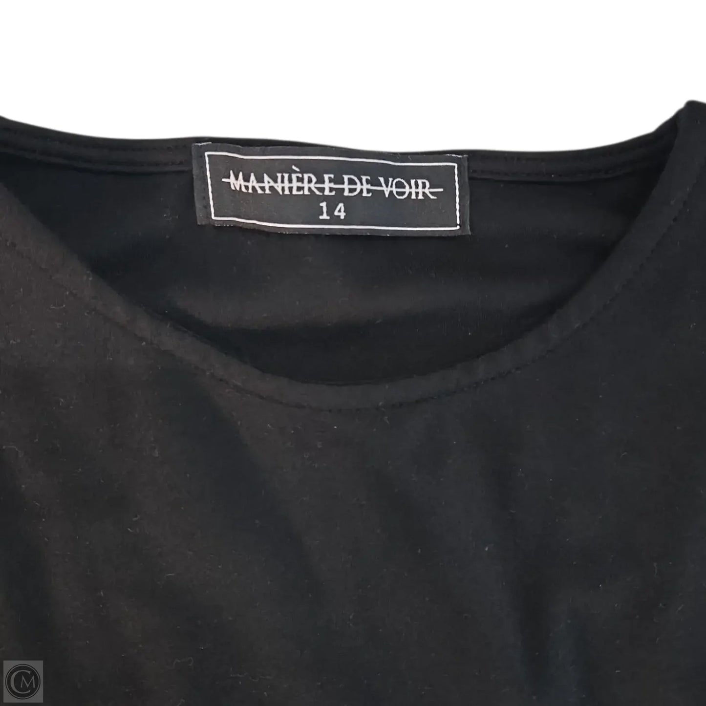 Top Sleeveless Basic By Clothes Mentor In Black, Size: 14